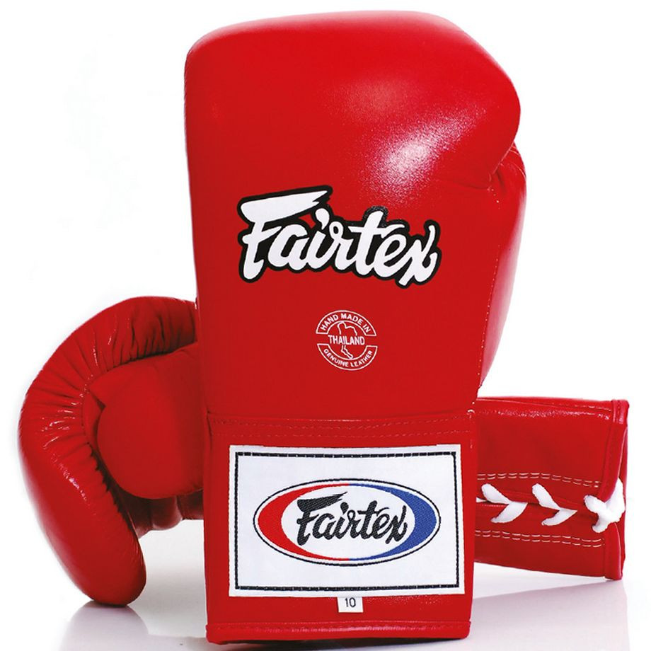 FAIRTEX MUAY THAI KICK BOXING GLOVES BGL6 RED COLOR SPARRING PRO COMPETITION