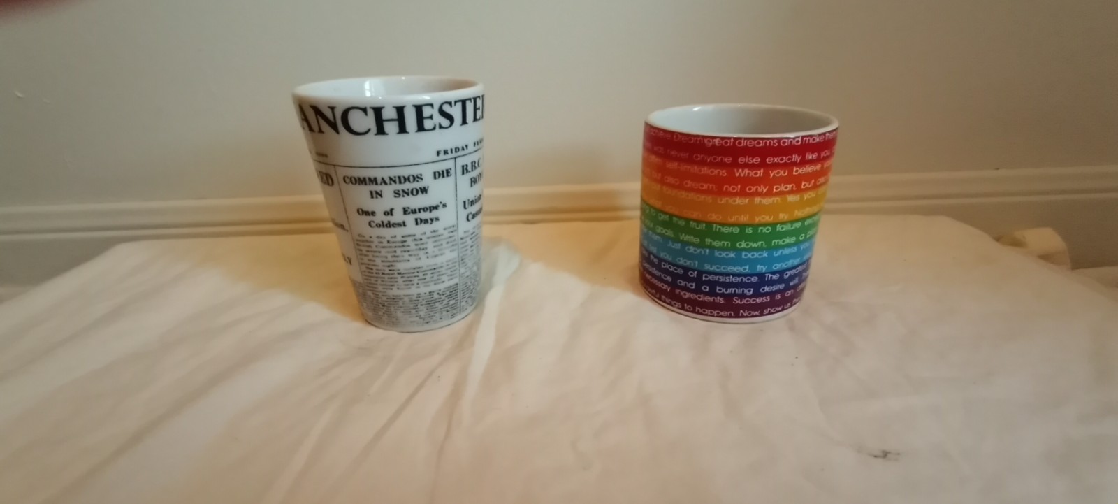 Pair of 1980s Designer Coffee Mugs!