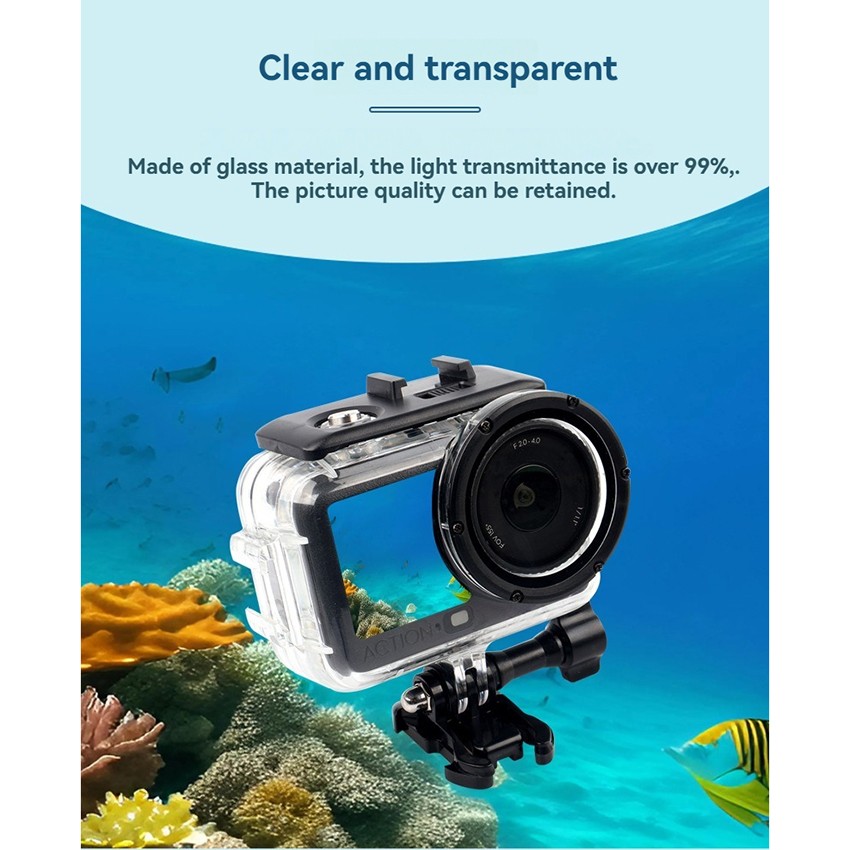 Waterproof Case Accessories for DJI Action 6 Spare Parts Accessory