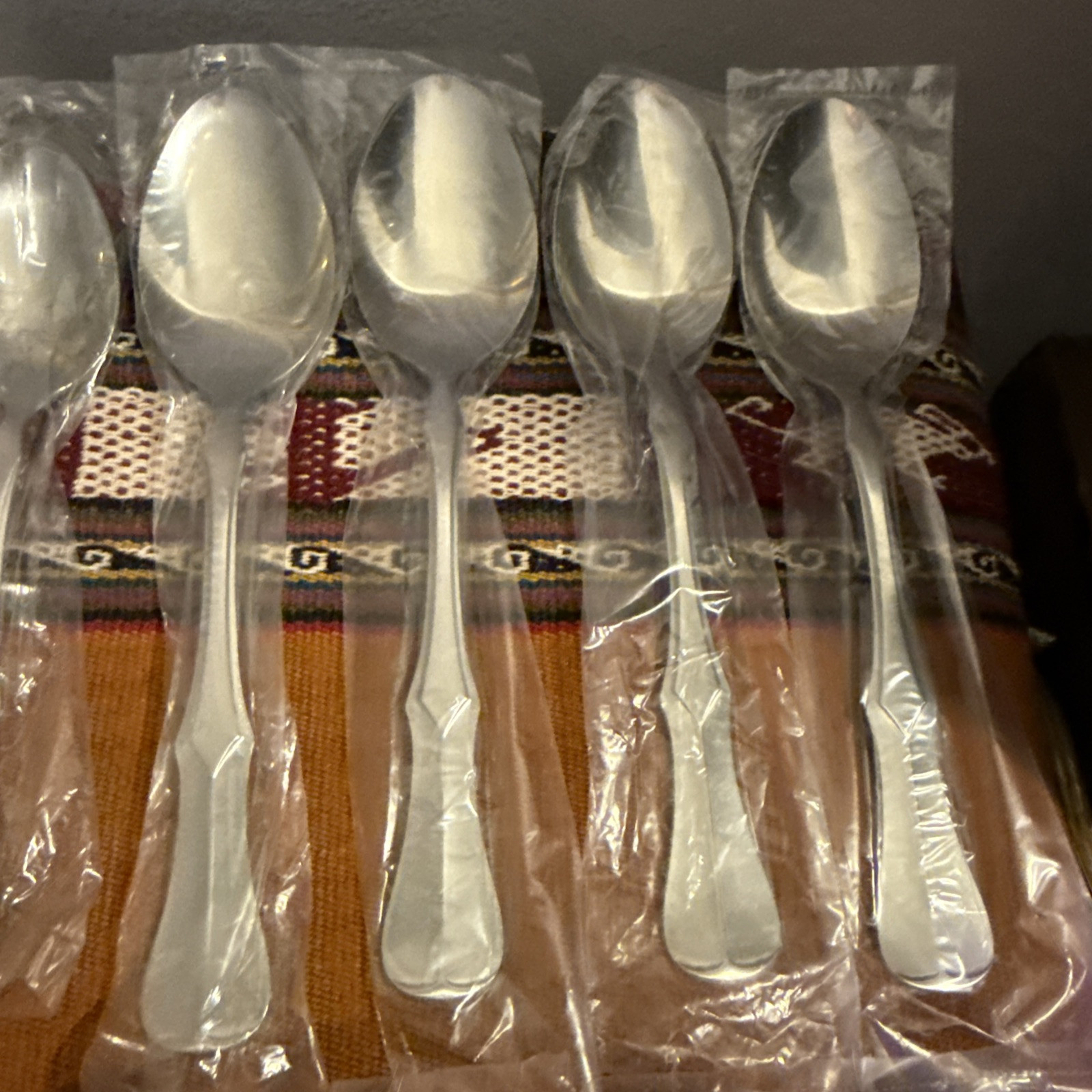 Vtg 50 Pc Brand New National Stainless Flatware 8 Settings NF27 Pattern Olaf
