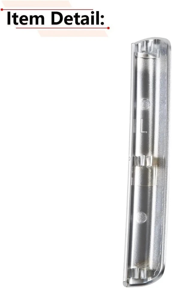 Silver Left Interior Door Armrest Handle Trim Compatible with Escape 2013 2014 2