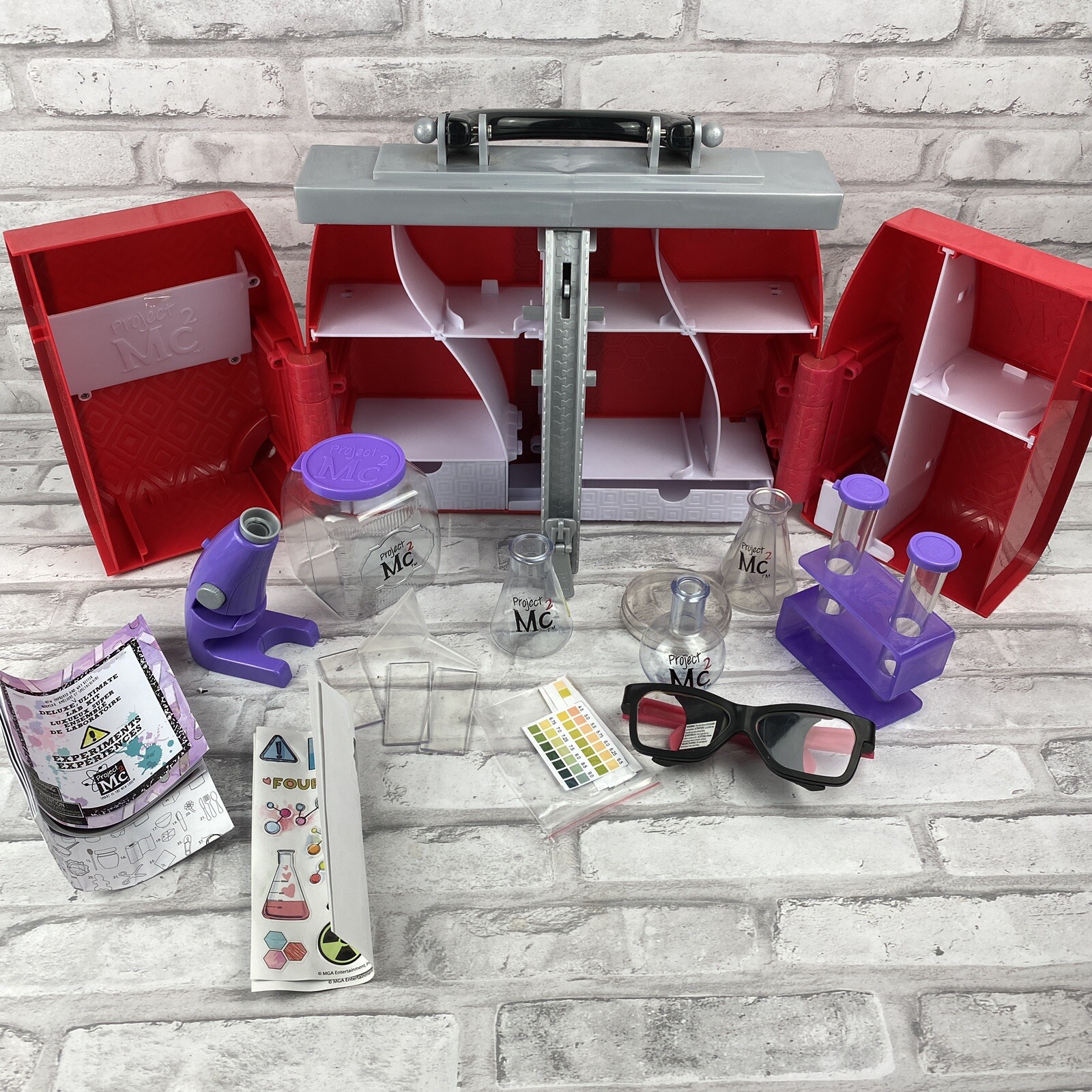 Project Mc2 Ultimate Lab Science Experiment Kit Red Case Accessories