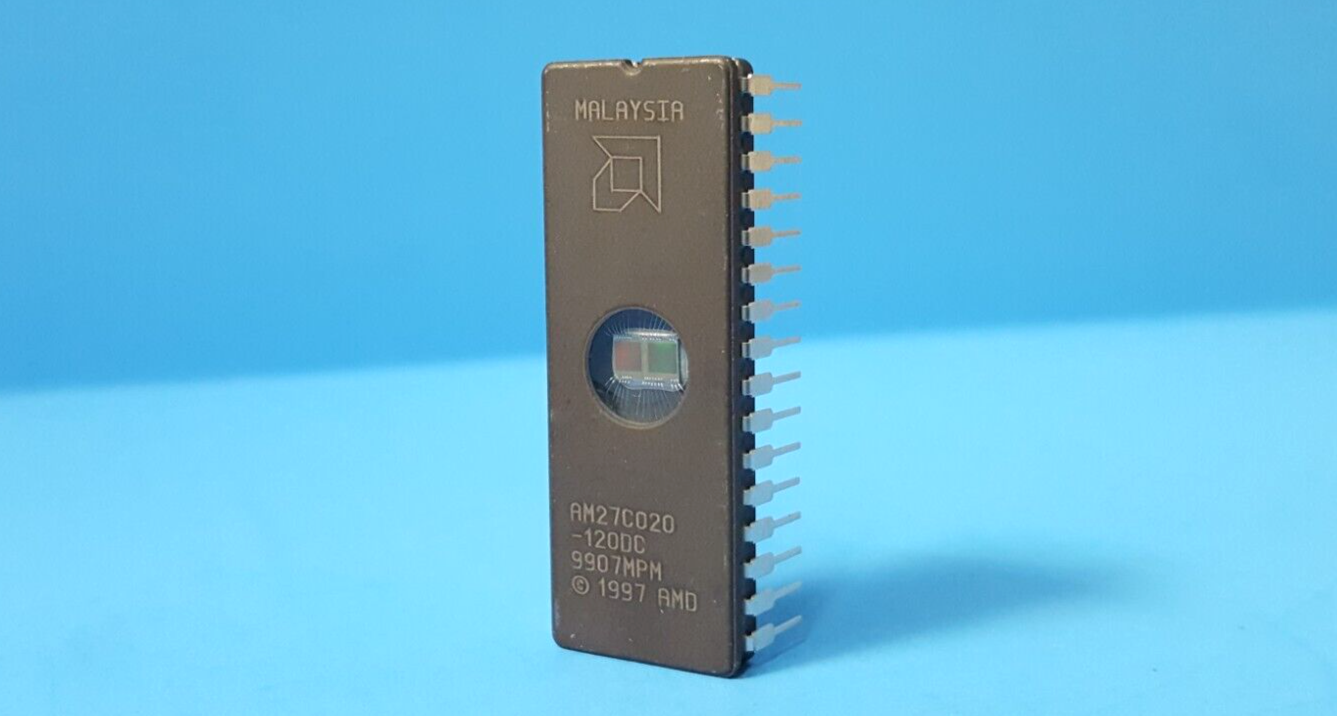 (2 Pieces) IC, AM27C020-120DC, AMD, CDIP32