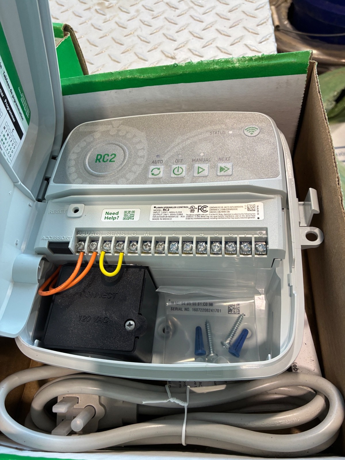 Rain Bird RC2 8 Station Smart Irrigation Sprinkler Controller