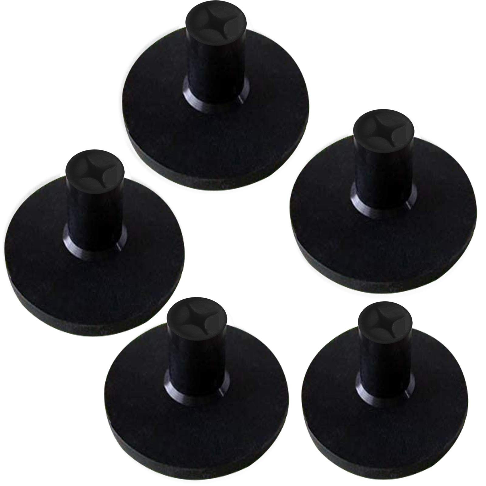 FINGER TEN Golf Rubber Tee Driving Range Value 5 Pack for Indoor Outdoor Prac...