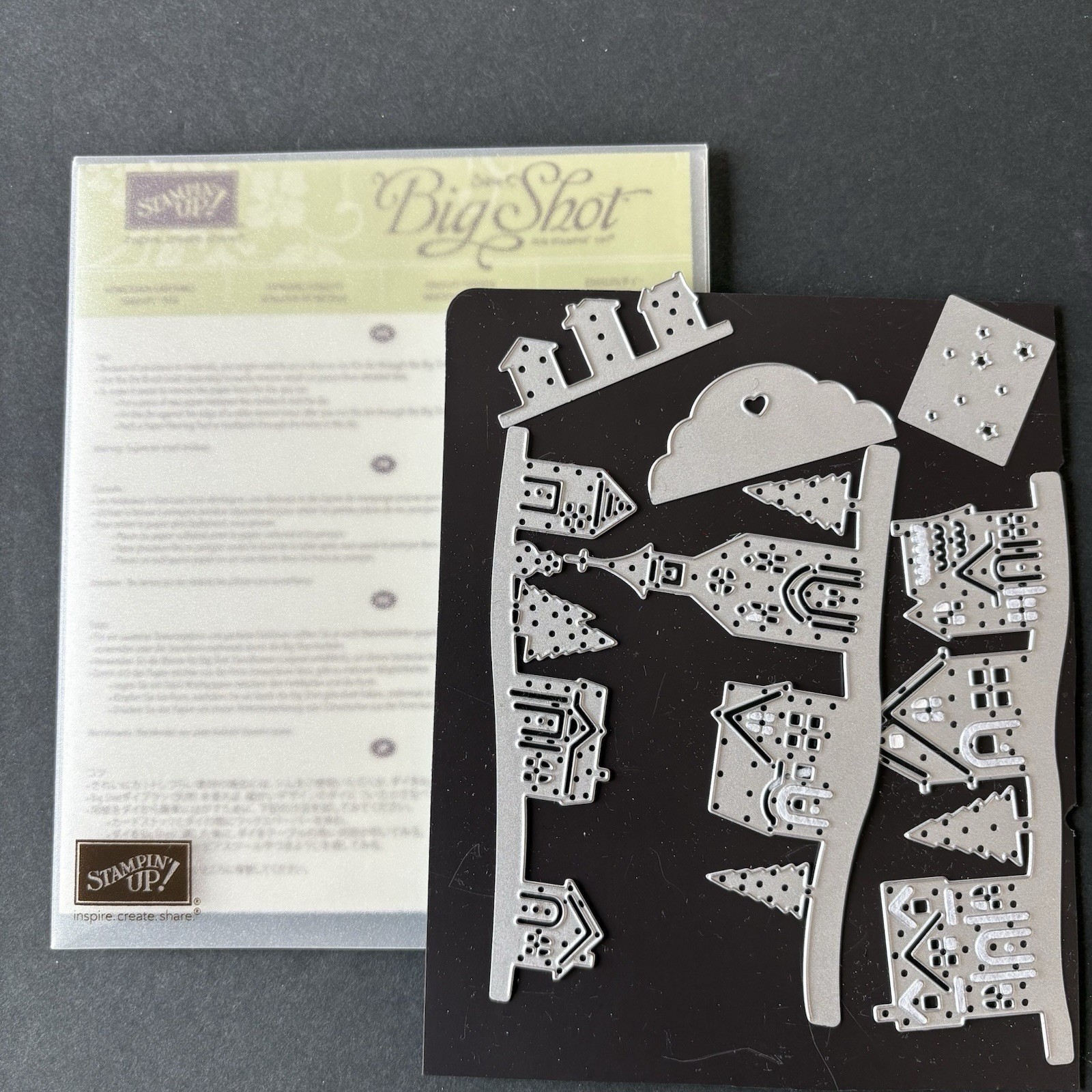 Stampin Up Hometown Greetings 144671 Thinlits Metal Cutting Dies Die Set Only