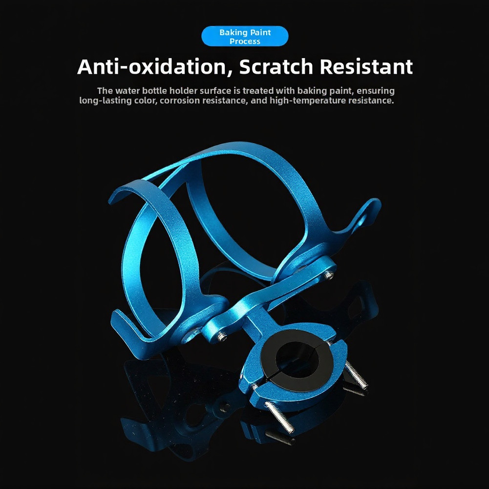 Aluminum Alloy Bottle Cage for Bicycles Compatible with 1/2 Inch Tubes