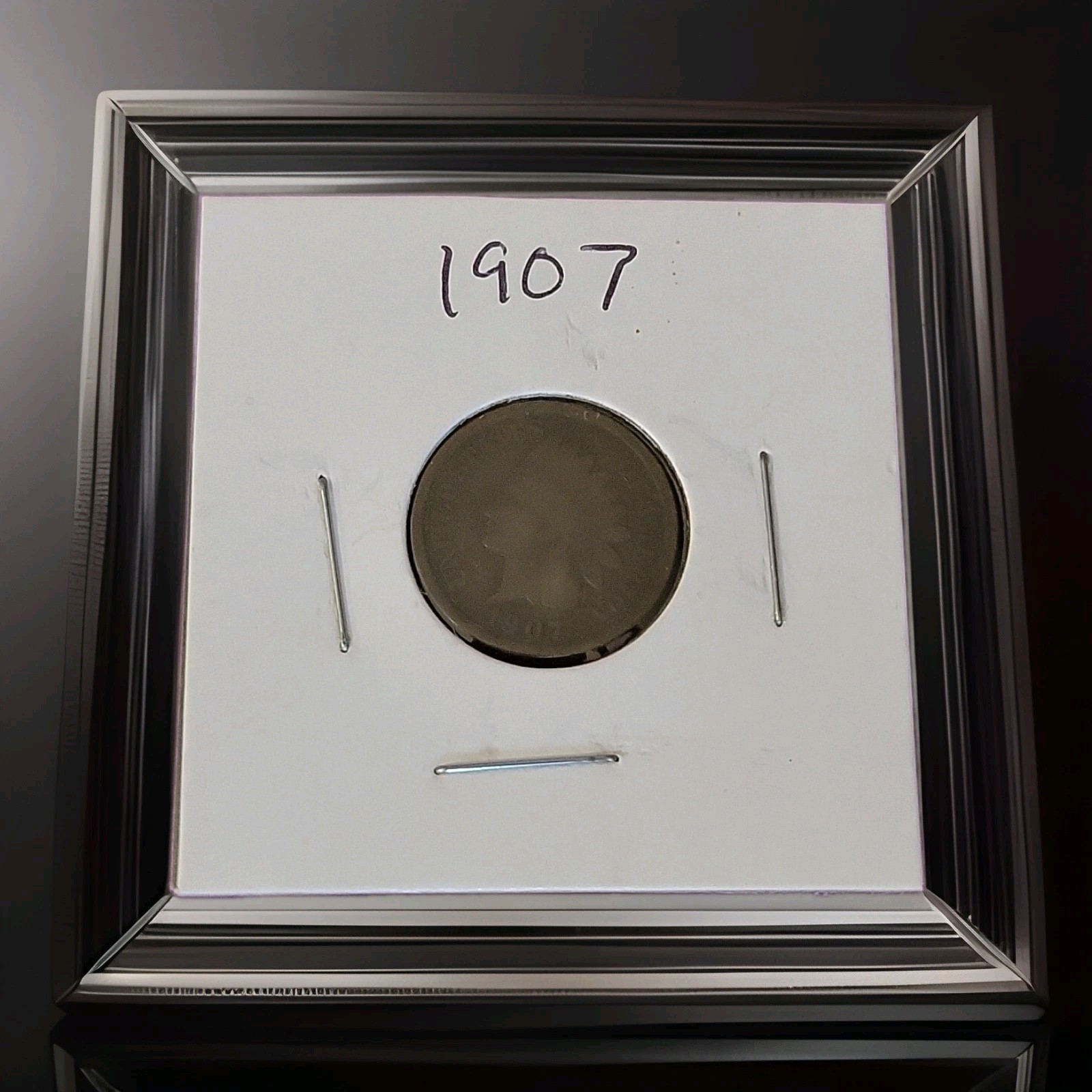 1907 Indian Head Cent Penny - G/VG Condition - Nice Details - US One Cent Coin