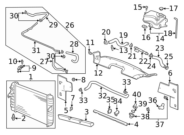 Genuine GM Sight Shield Retainer 25695687