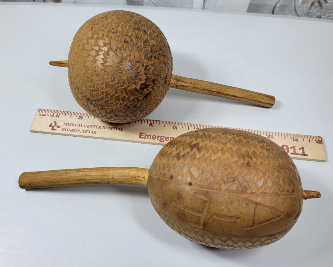 2-Haiti's Hand Craved Gourd Moraco's VTG