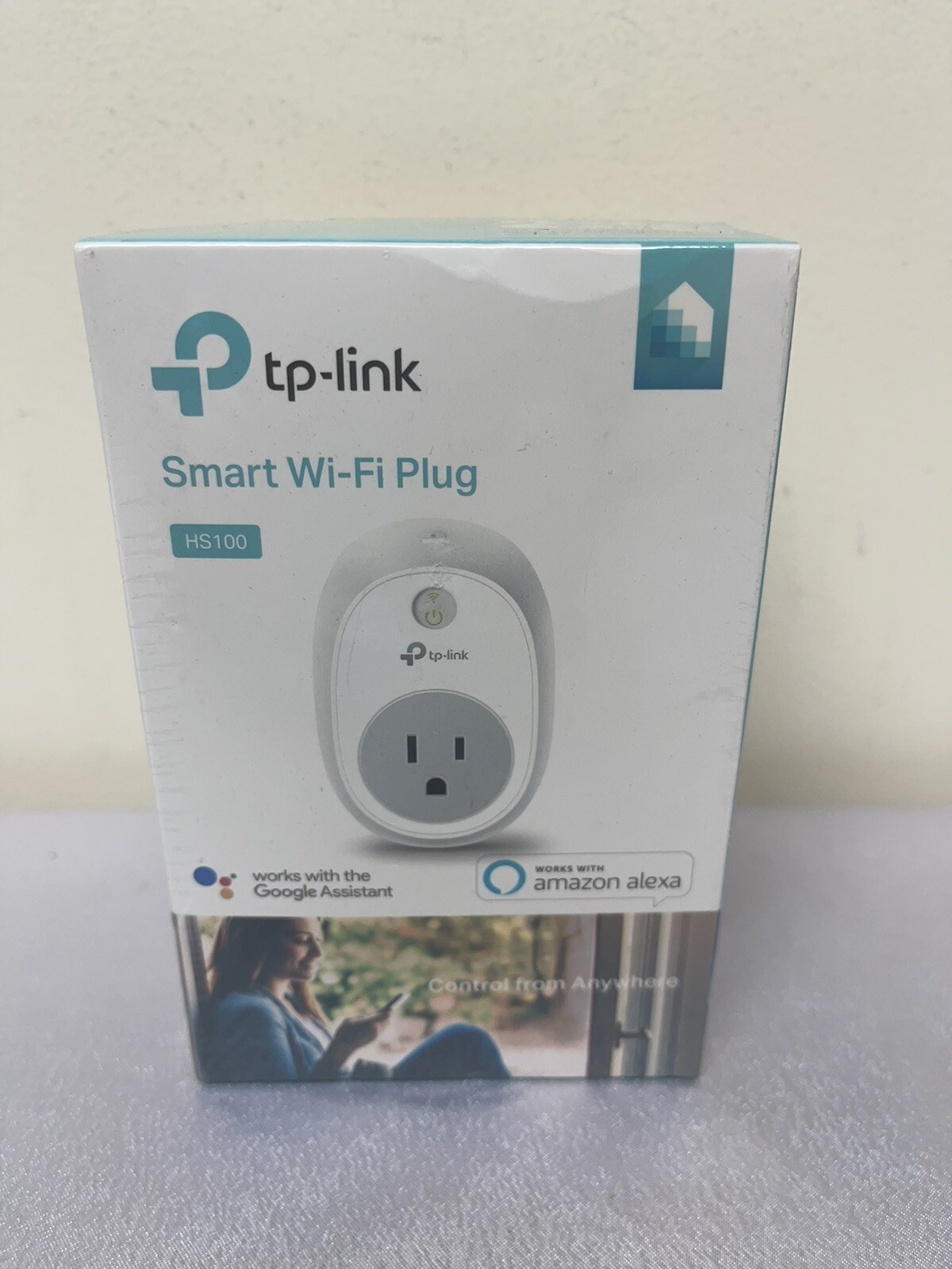 TP-Link HS100 Smart Plug with Energy Monitoring, 1-Pack, New Factory Sealed
