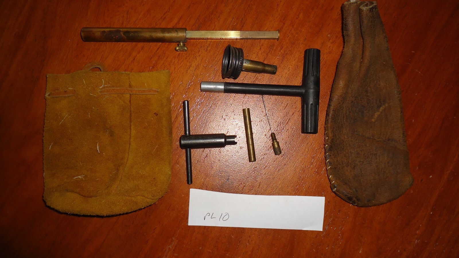 Shooting Bag, Measure, T handle, Spout, Nipple Wrench Ball Bag Muzzleloader