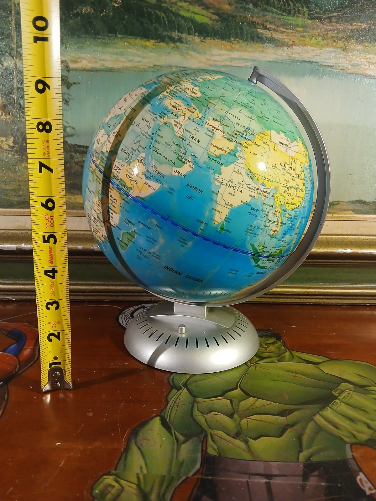 Light Up Desk Globe