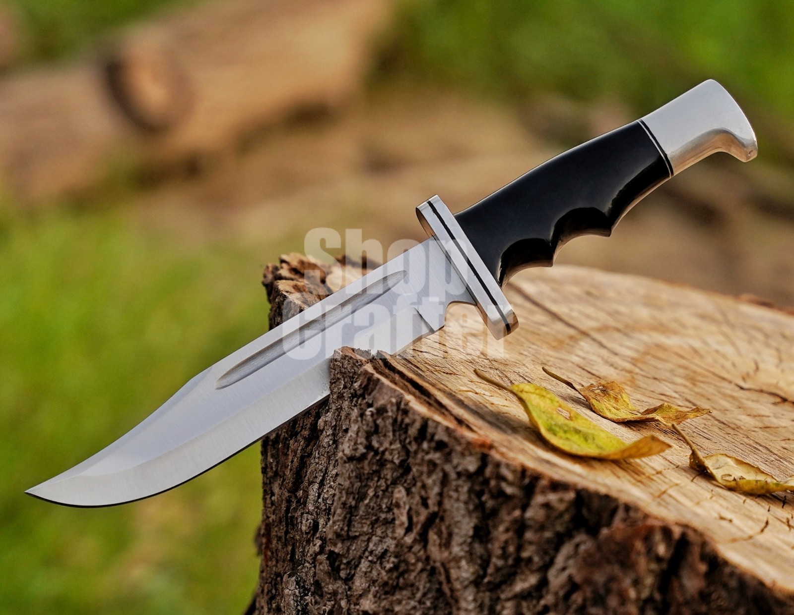 Scream Replica Knife Bloody Ghost Face Knife Buck 120 Horror Movie Knife.
