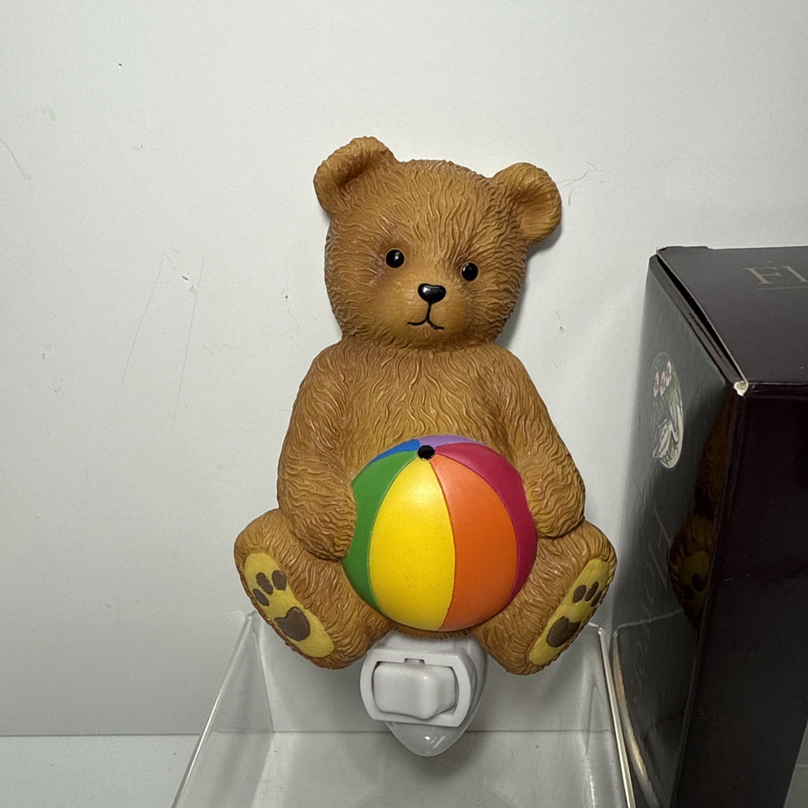 Ibis And Orchid Design Teddy Bear Night Light Childs