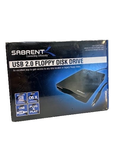 Share Sabrent USB External 3.5" Floppy Disk Drive SBT-UFDB New Sealed USB 2.0