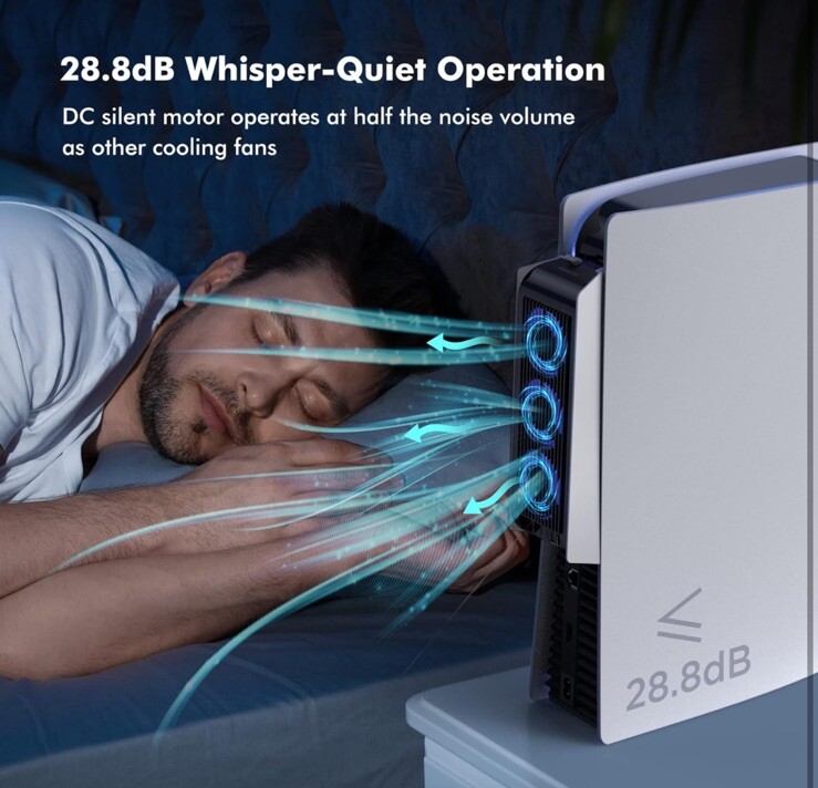 For PS5 PlayStation 5 Console Host Cooling Fan Cooler Game External Accessorie