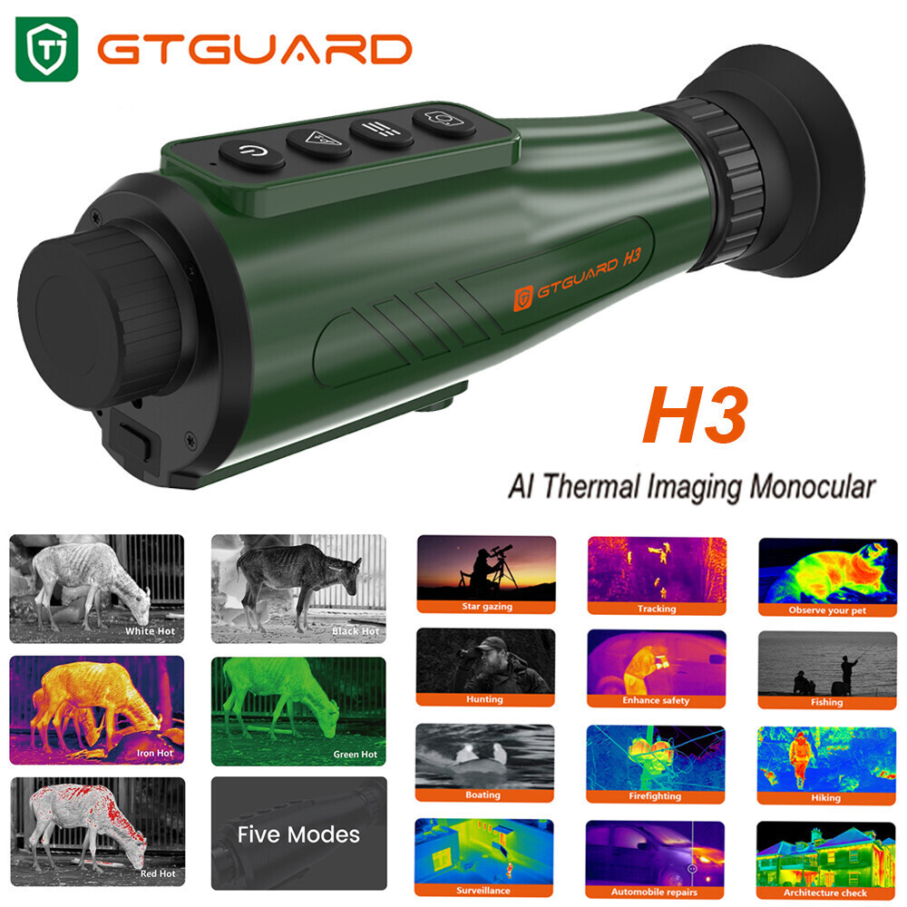 Thermal Monocular AI 384x256(50 Hz) 8X Zoom Handheld Thermal Imaging For Hunting
