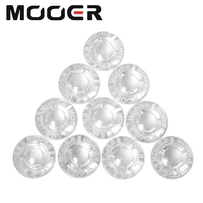 10Pcs 11-11 Mooer SHROOMS Footswitch Toppers Candy Plastic Bumpers Electric Guit