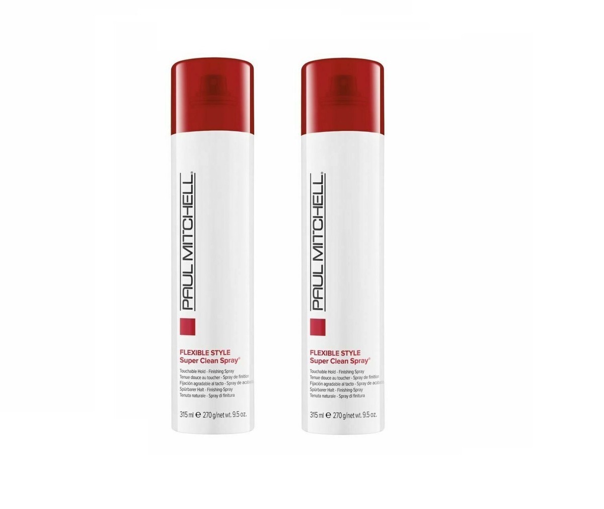 Paul Mitchell Flexible Style Super Clean Finishing Spray 9.5oz - Pack of 2