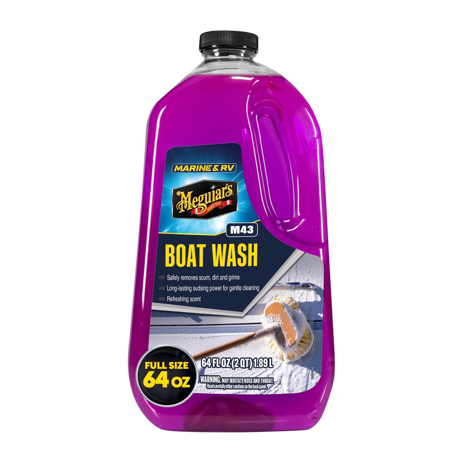 Meguiars Marine Rv Boat Wash 64 Oz Non Streaking Cleaner With Lasting Suds
