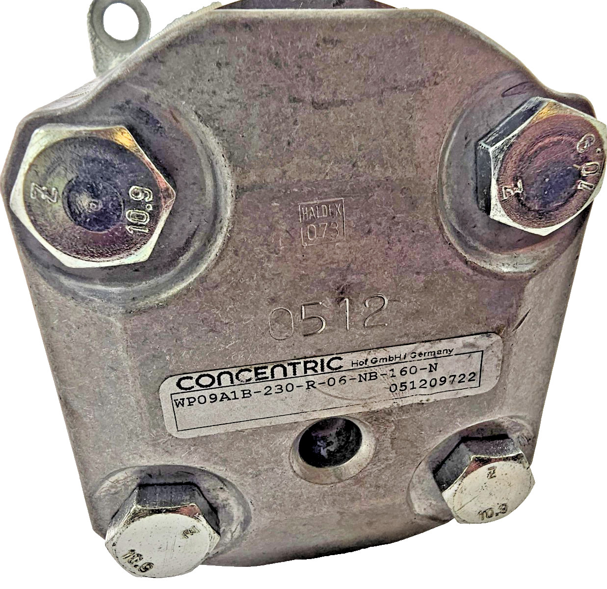 Haldex Concentric WP09A1B-160-R-06-NB-160-N Gear Pump, Clockwise, 4000PSI