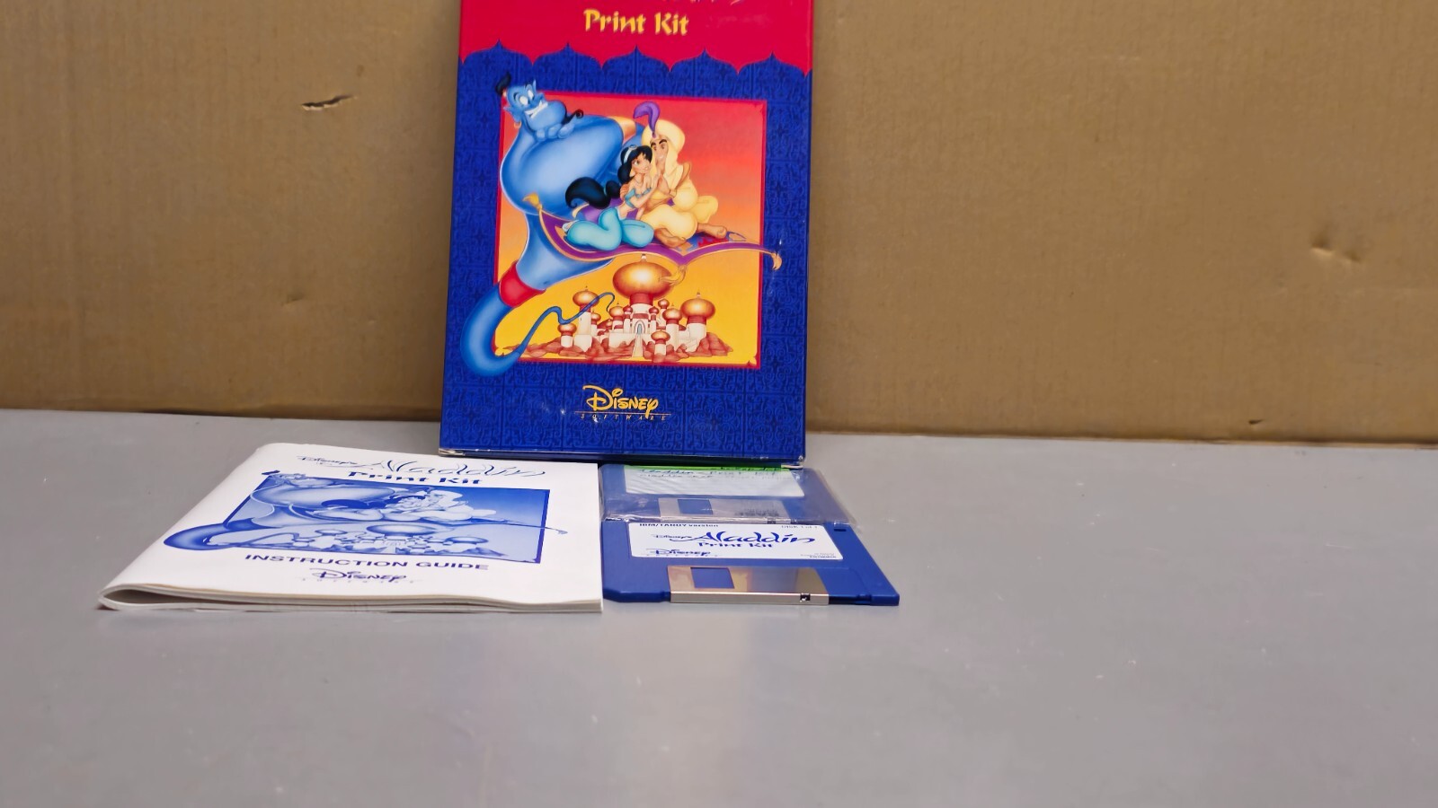 Big Box Software Disney Aladdin Print Kit IBM 3.5