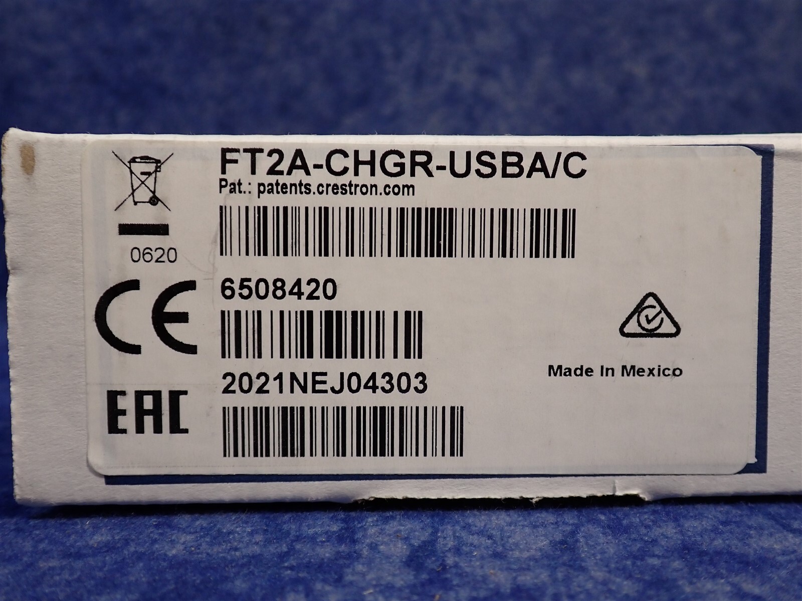 Crestron FT2A-CHGR-USBA/C USB Type A & C Module for Flip Top FT2 Series (G135)