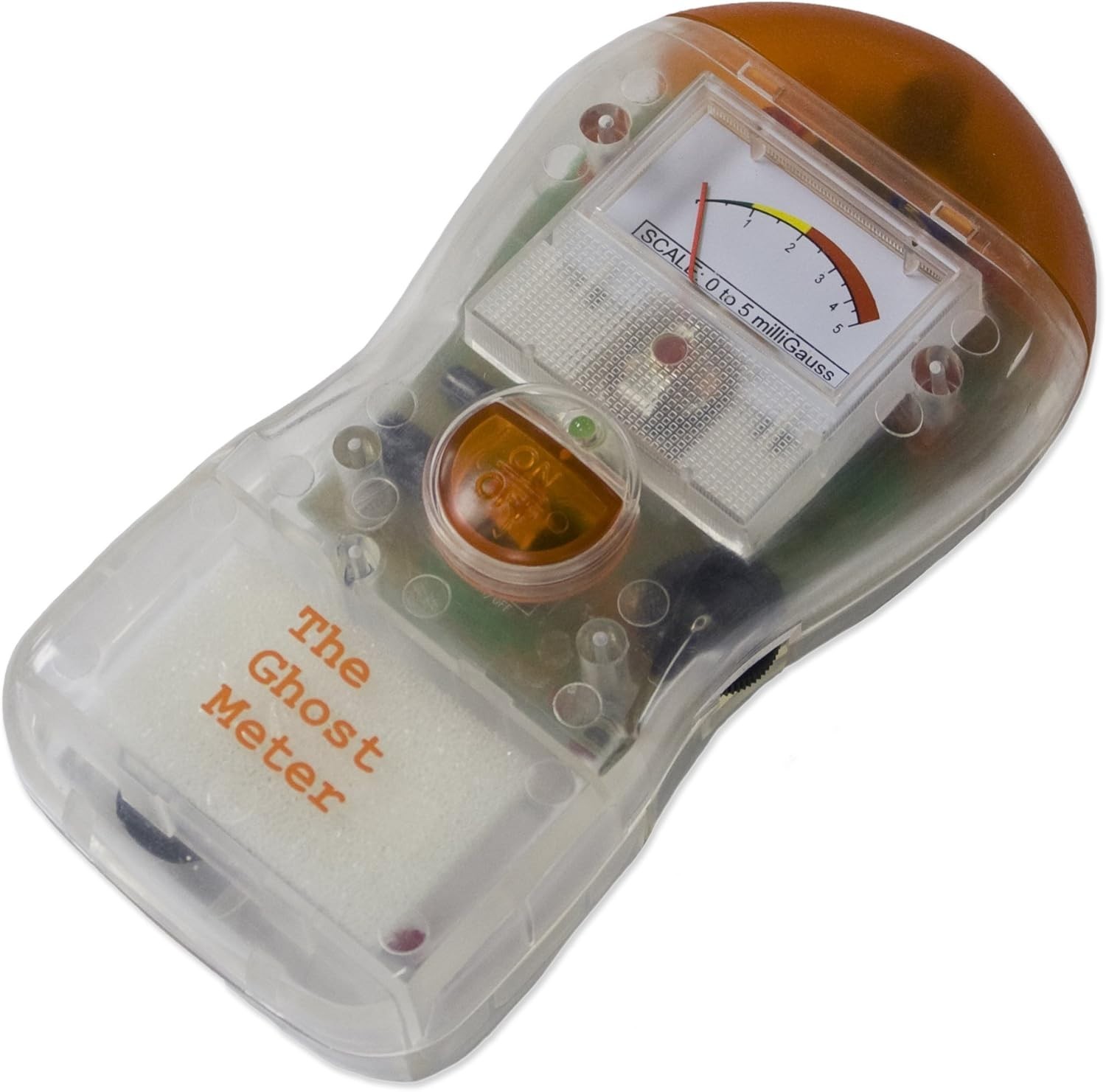 Compact Transparent EMF Meter with LED Indicator - Perfect for EVP Recordings