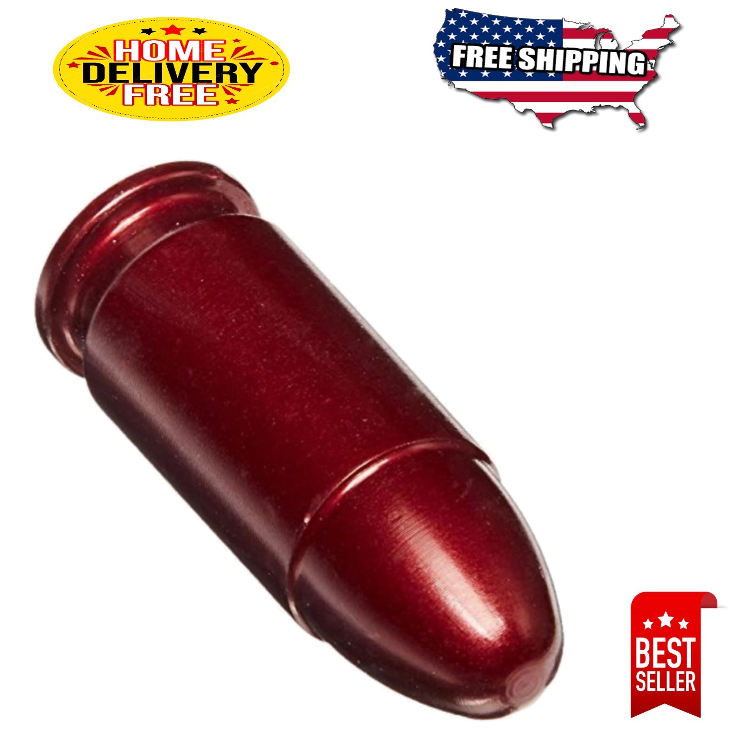 Train with Confidence: 9mm Luger Snap Caps - 5 Durable Units Included