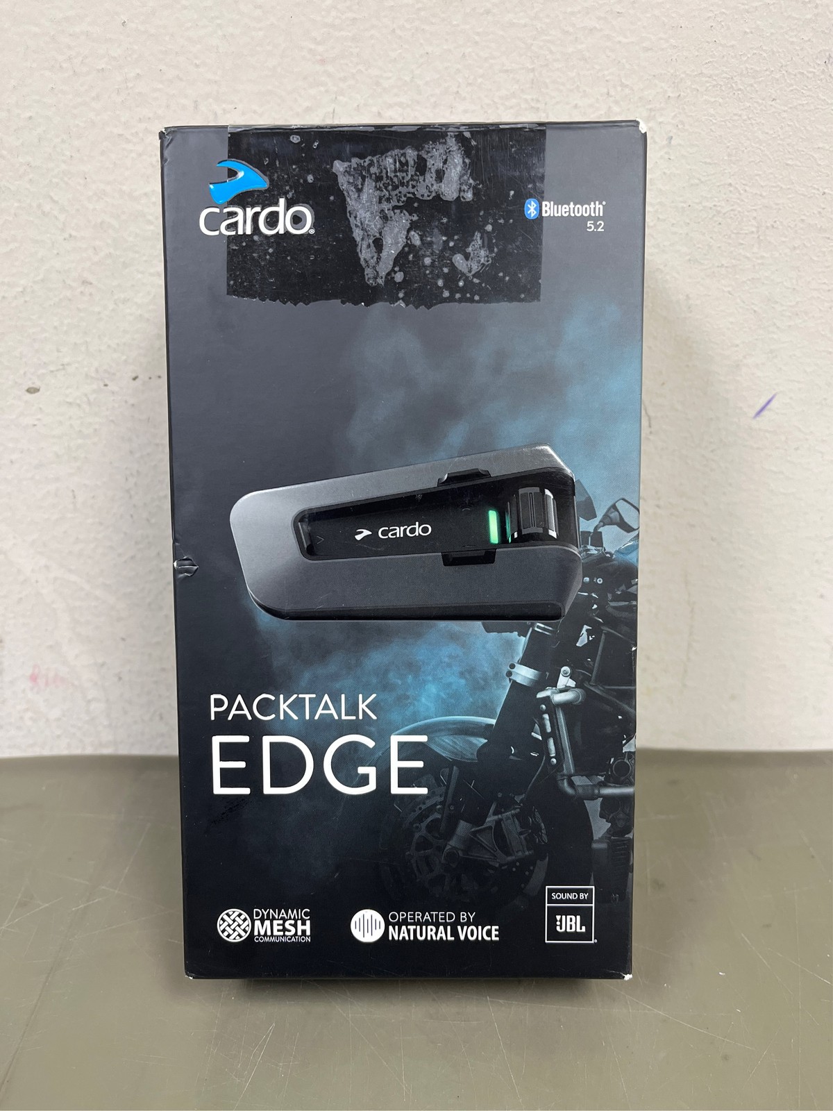 Cardo PACKTALK Edge Motorcycle Bluetooth Communication System Headset Intercom -
