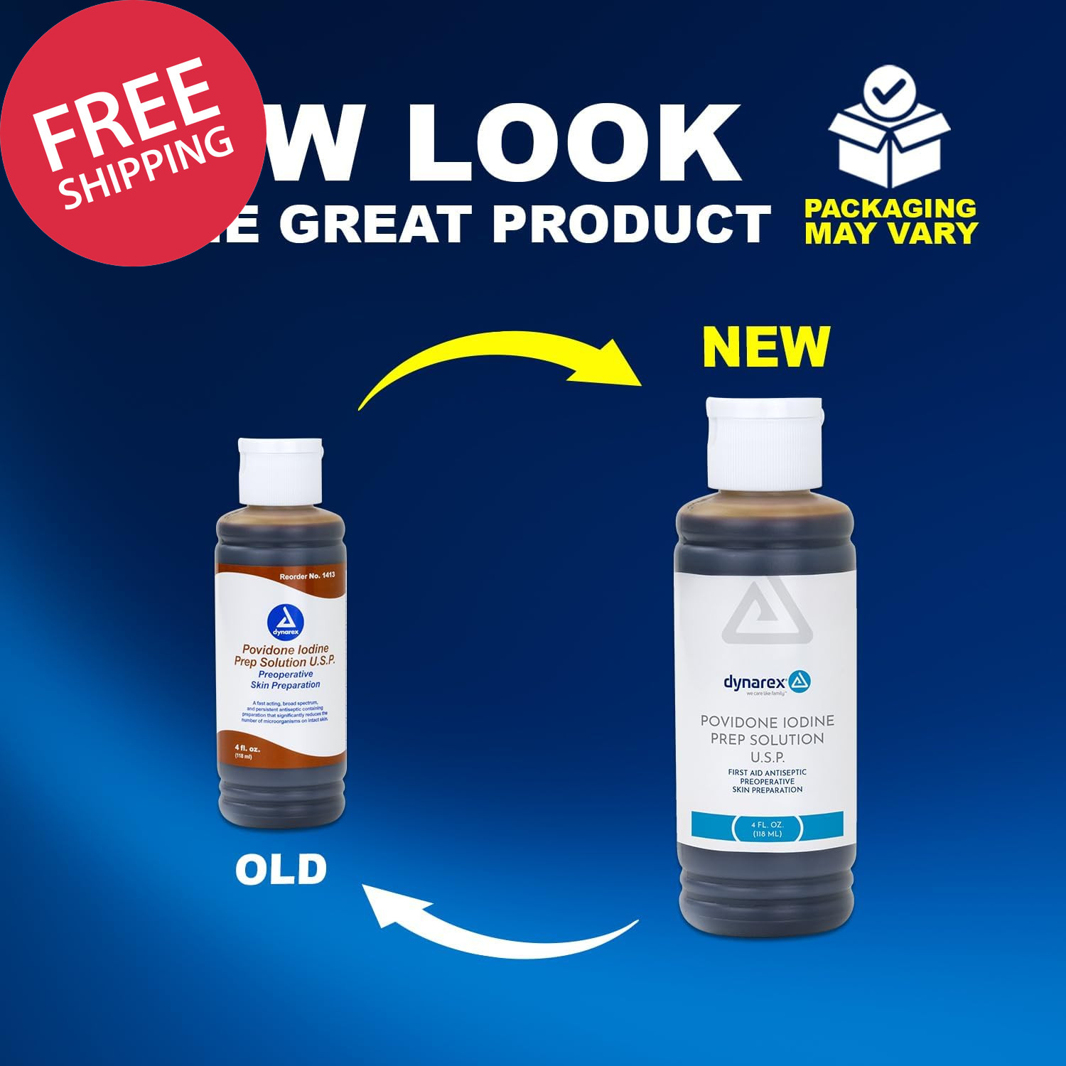 Povidone-Iodine Prep Solution, Antiseptic Solution for Skin and Mucosa, Ideal fo
