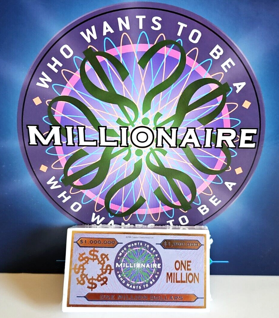 Vtg. 2000 Who wants to be a Millionaire Replacement Money NOS SEALED
