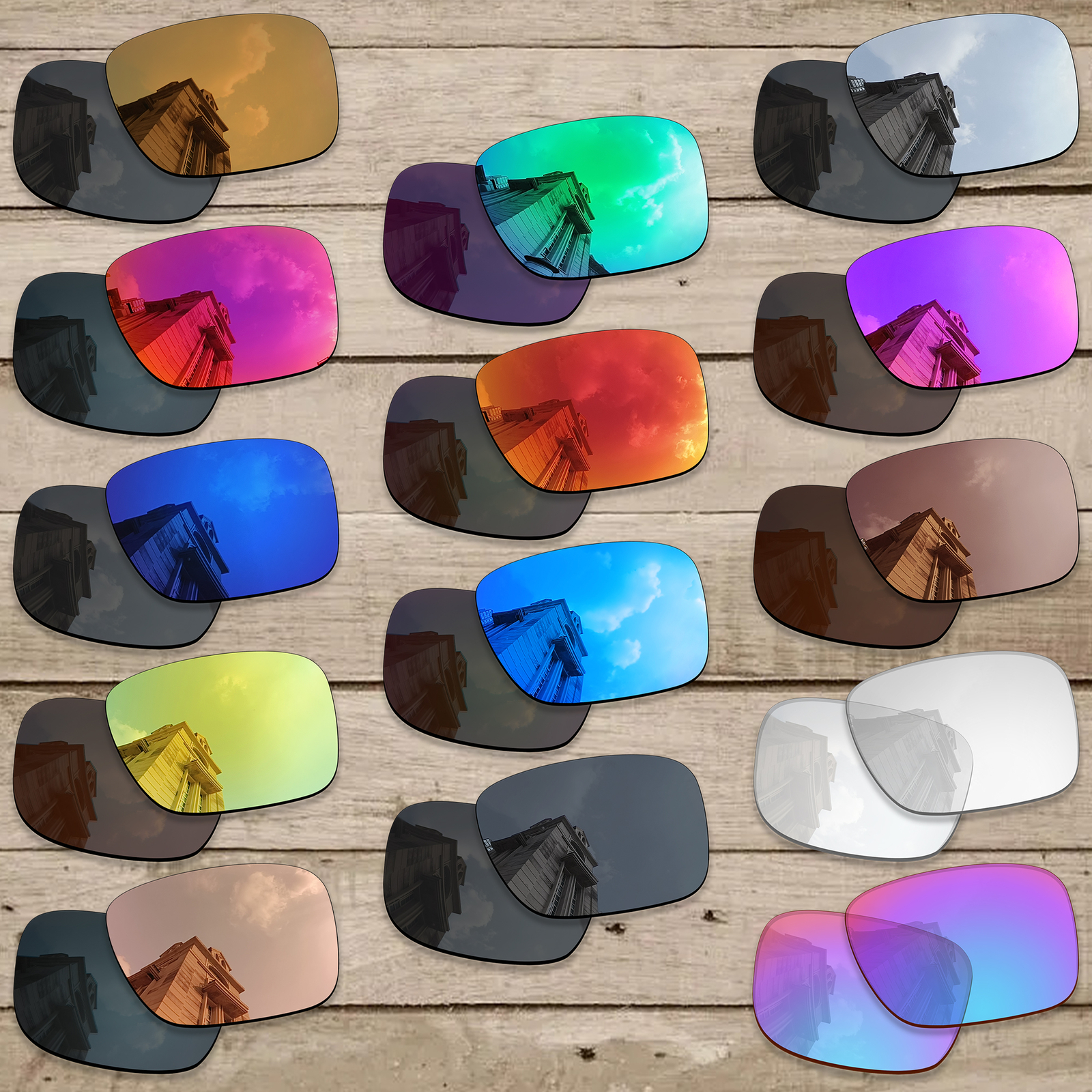 hdhut Anti-Scratch Polarized Replacement Lens for-Oakley Chainlink 9247 Sunglass