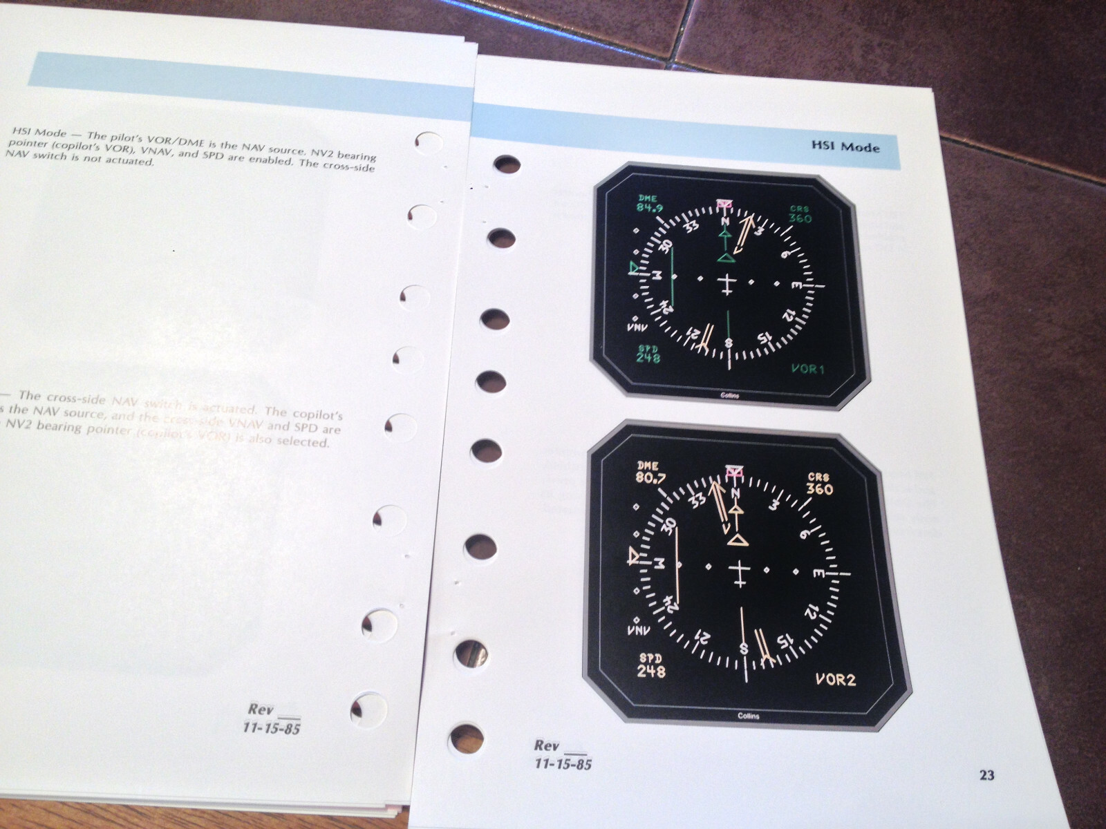 Collins EHSI-74 Electronic HSI Pilot's Guide
