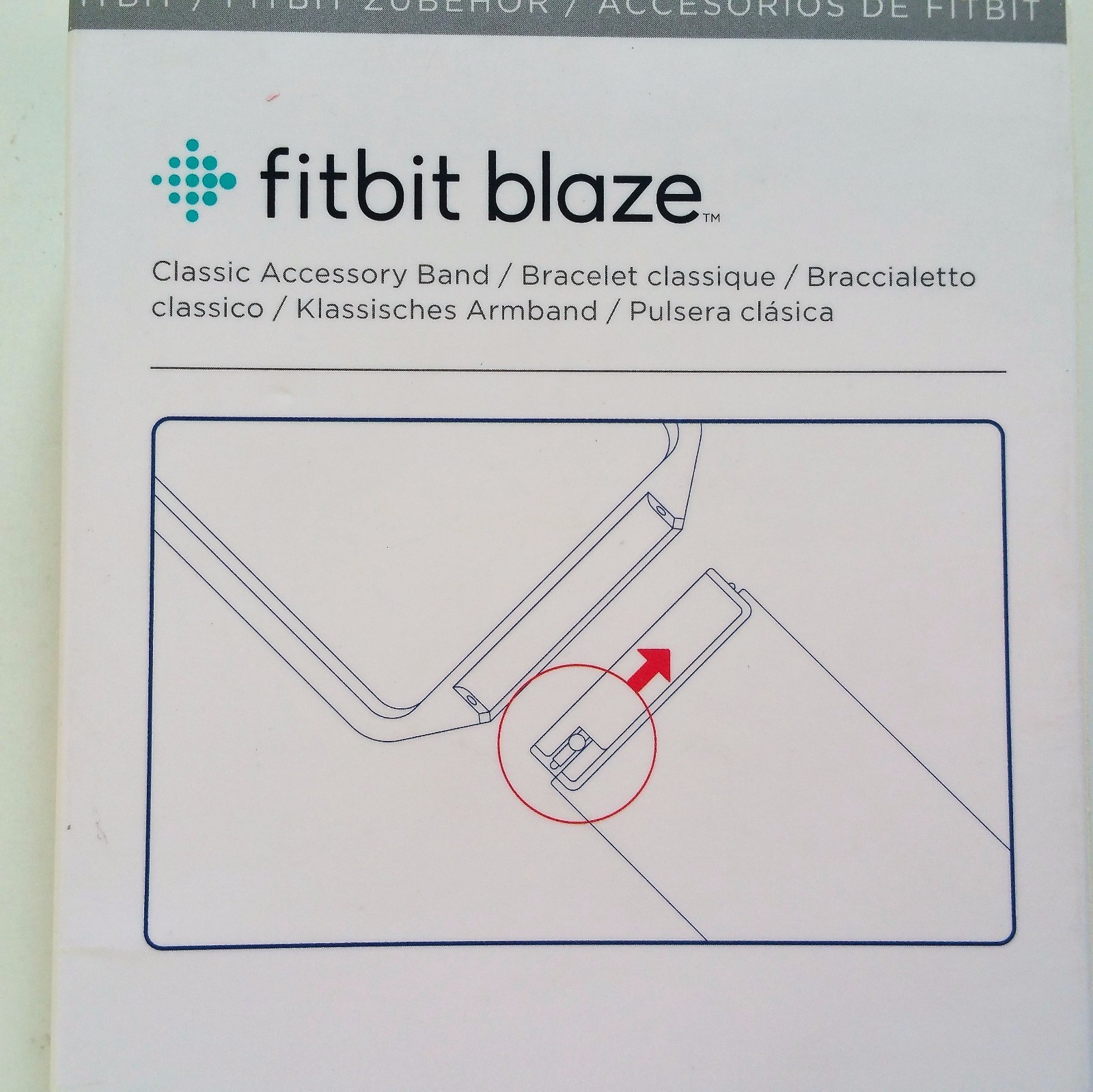 Fitbit Blaze Accessory Replacement Wrist Band Large Silicone Strap Purple New!