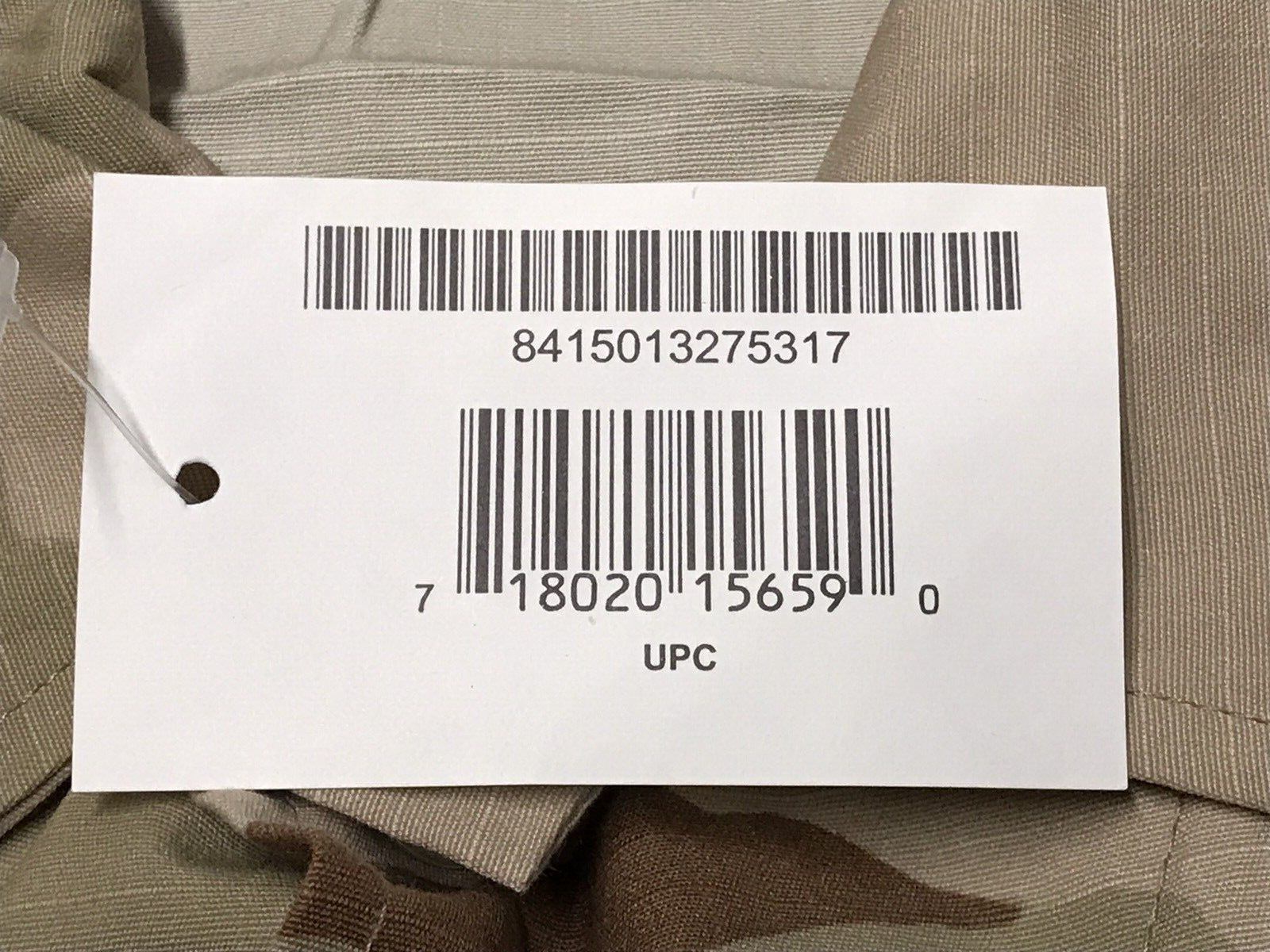 3 Color Desert BDU Combat Coat USGI 50/50 NYCO Ripstop X Large Long