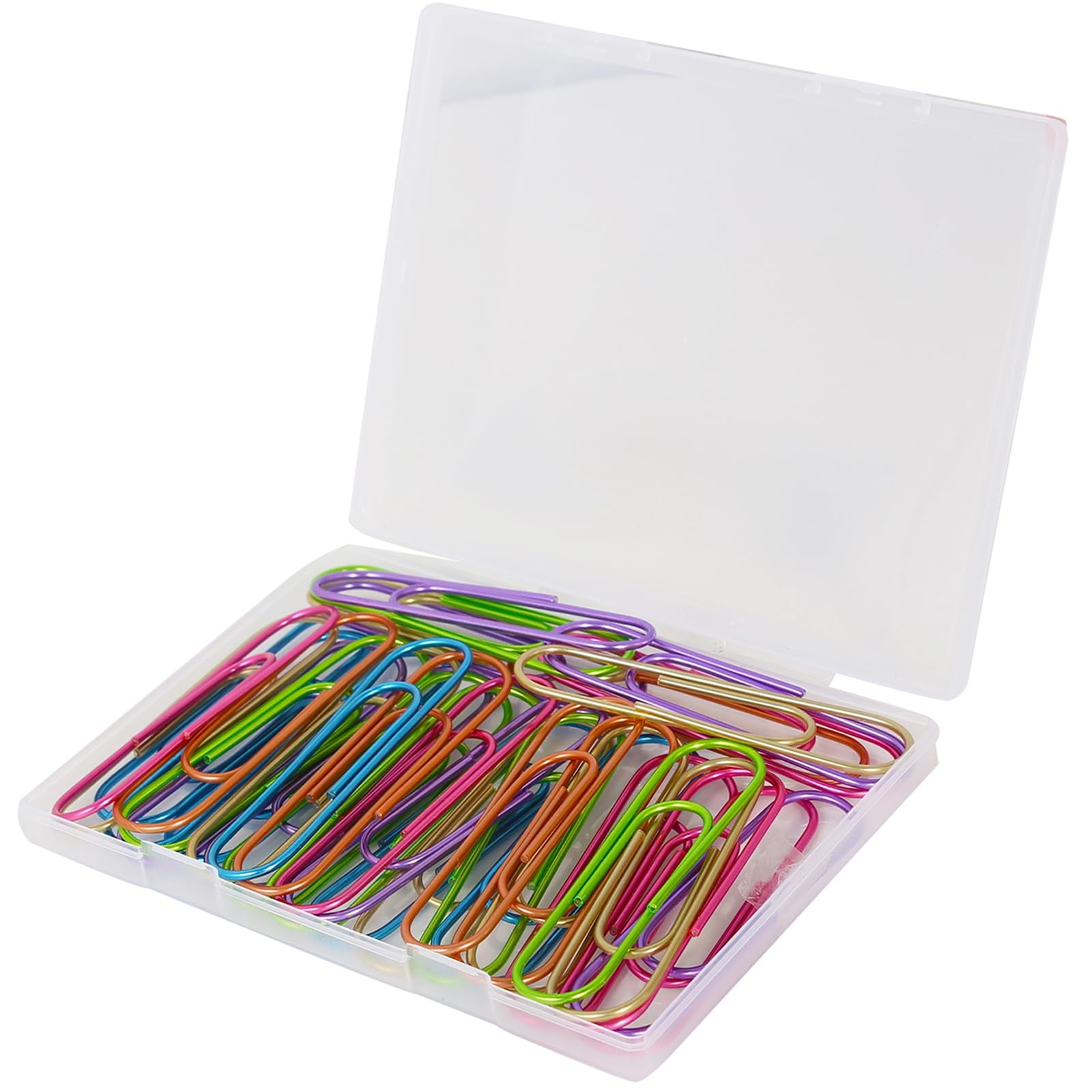 Ufmarine 42 Pcs Jumbo Paper Clips, Extra Large Pape Jumbo, Multiple Colors