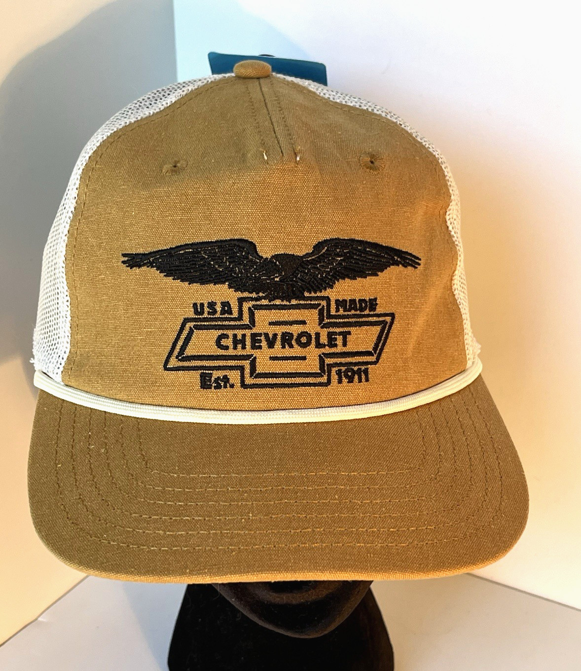 NEW Chevy Chevrolet GM Trucker Hat Snapback Mesh Back Mad Engine New with Tags