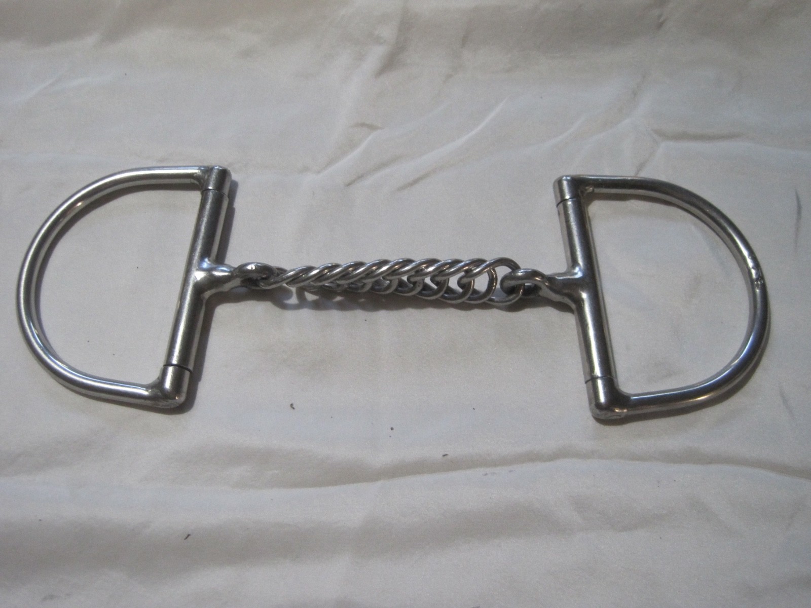 Dee Ring Curb Chain Bit By Jay Shuttleworth 4 3/4'' Stainless Steel