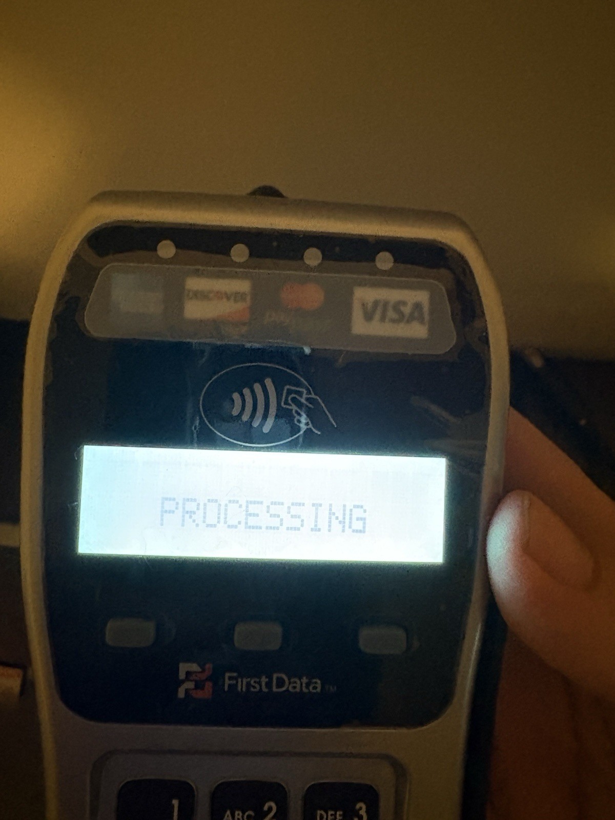 First Data FD-35 Pin Pad Credit Card Reader