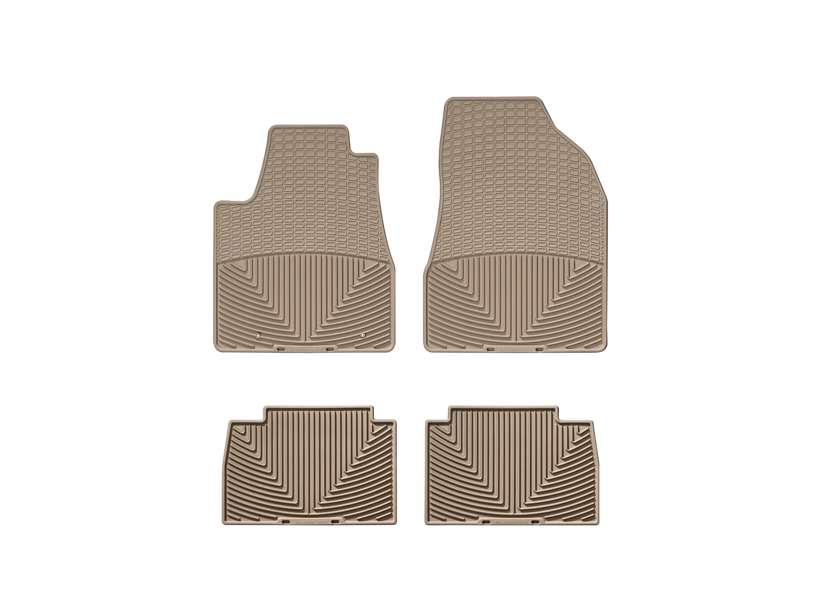 WeatherTech All-Weather Floor Mats for 2004-2009 - Lexus RX - 1st & 2nd Row Tan