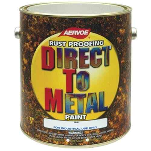 Aervoe 302G 1-Gal High-Gloss Rust-Proof DTM Safety Yellow Enamel Any-Way Paint