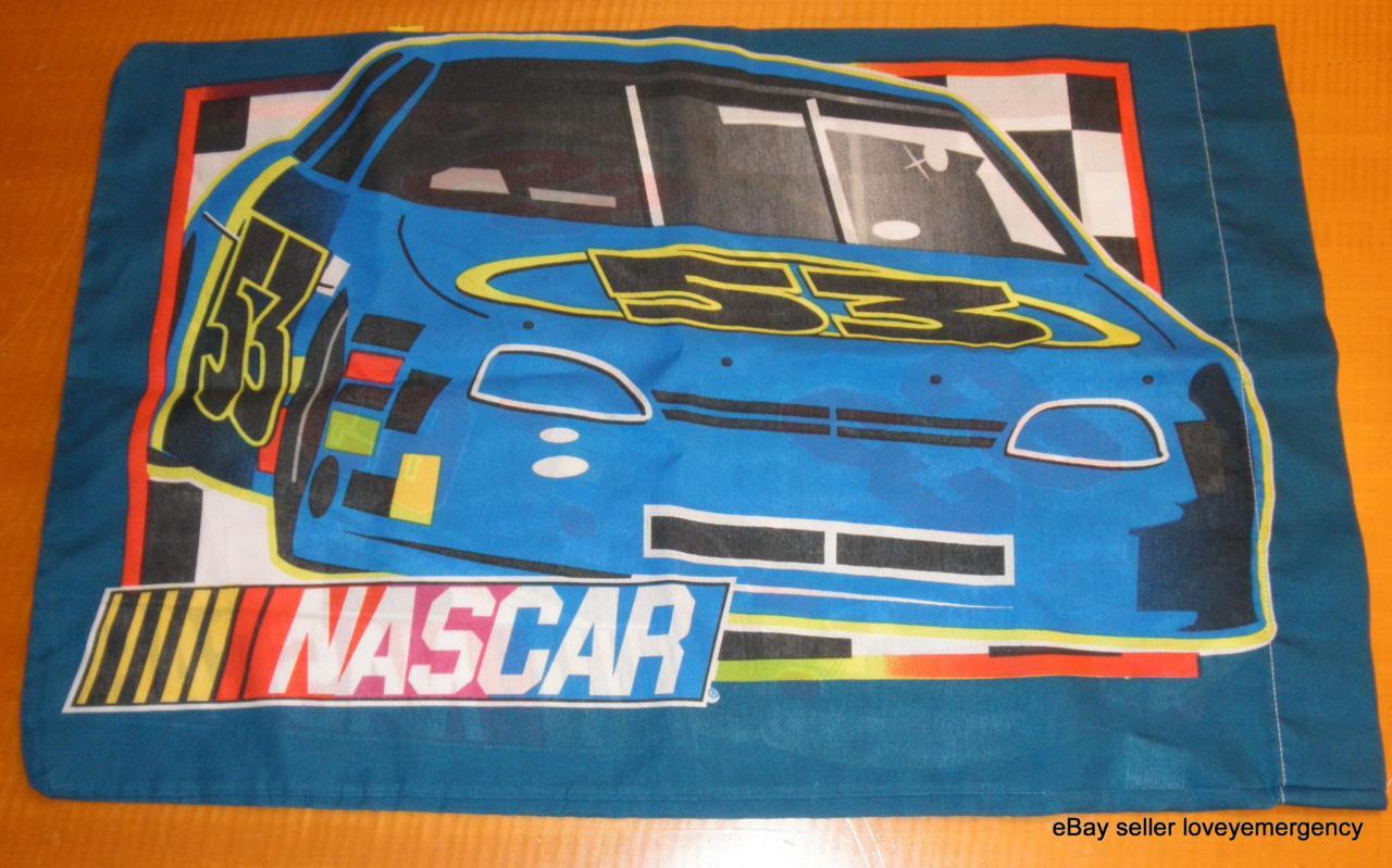 Nascar Racing Race Cars Standard Twin Pillow Case 63 53