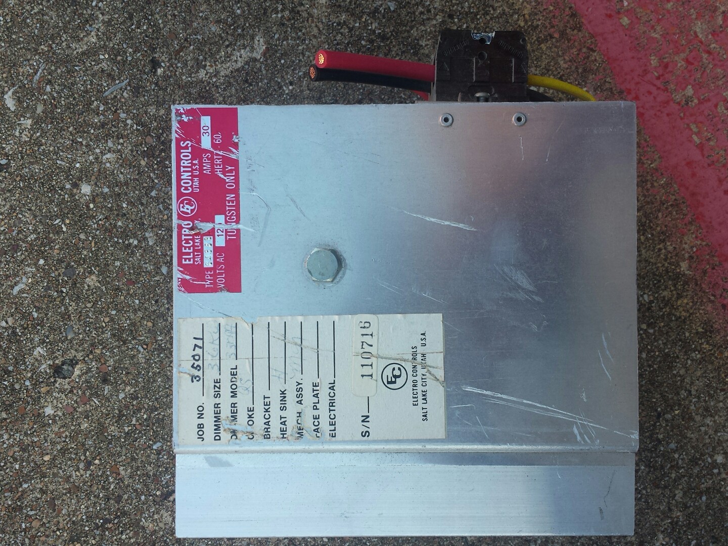 Electro control 6436b dimmer  30A