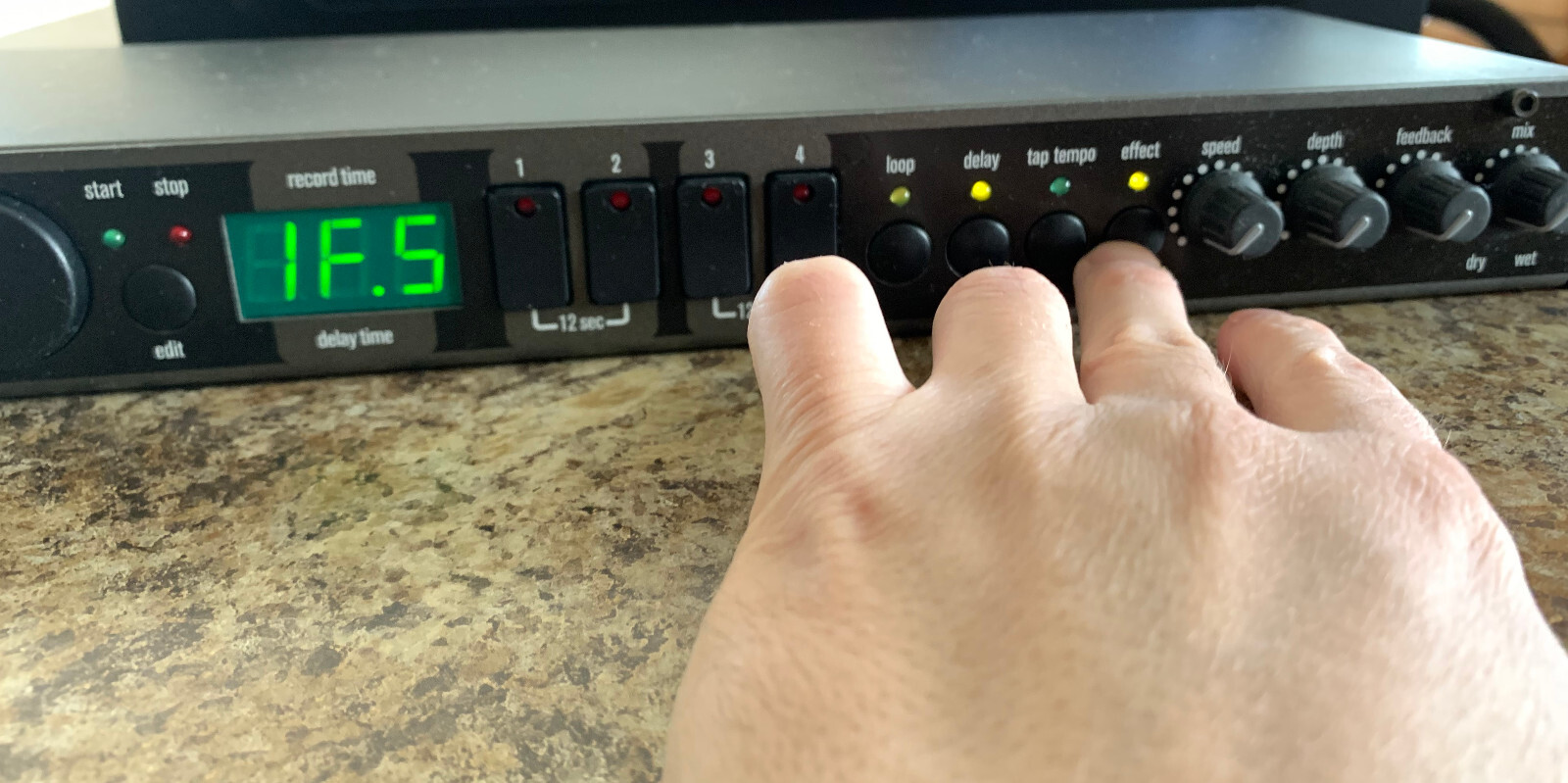 DOD Digitech D12 Dimension 12 Looper Sampler 1999 Rack Rare