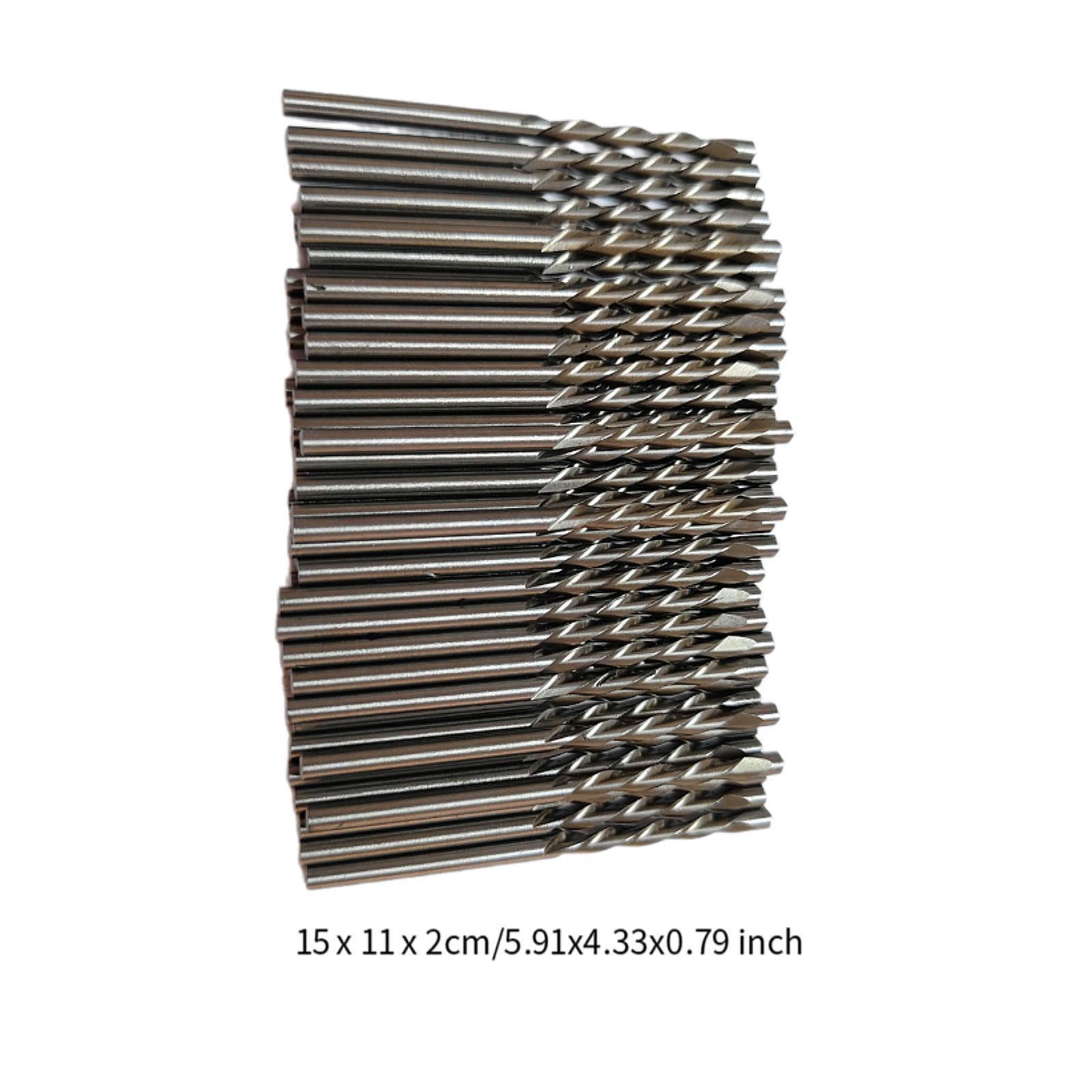 50 Pieces 1/8 inch Sturdy Multifunctional Drywall Guide Point Cutting Bits