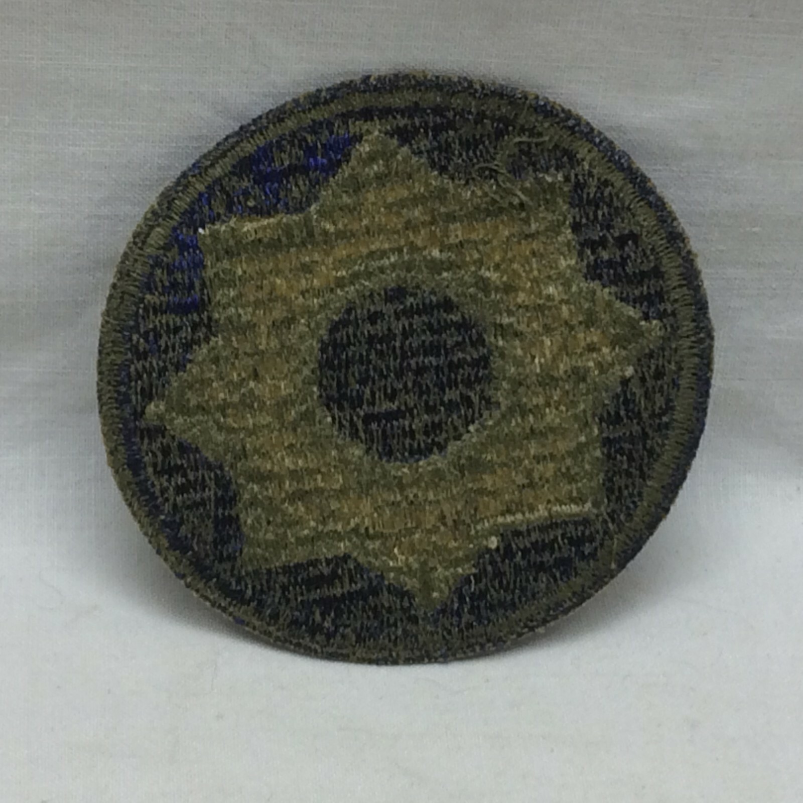 Military Patch Badge Army 8th Service Command Green Back Variant 8