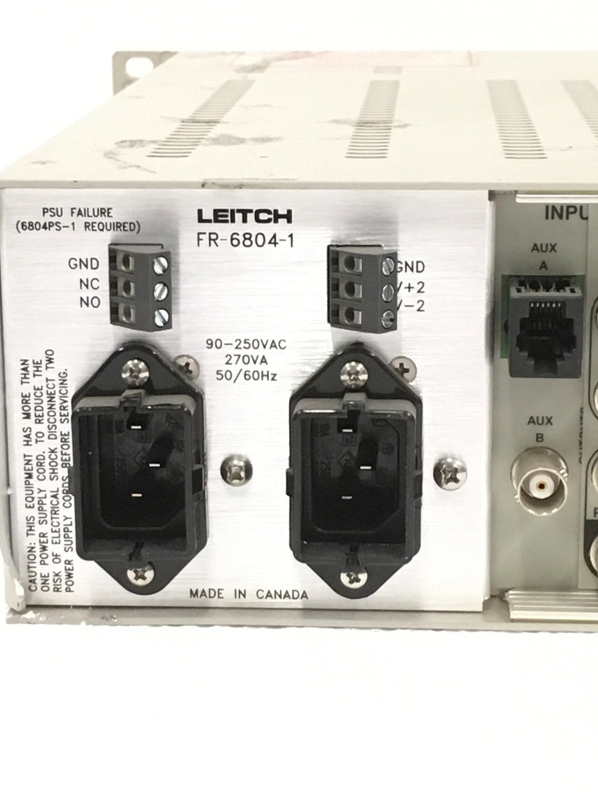 Leitch FR-6804-1 Digital Glue Amplifier w/10x VSM-6804 Cards ,2x Power Supply