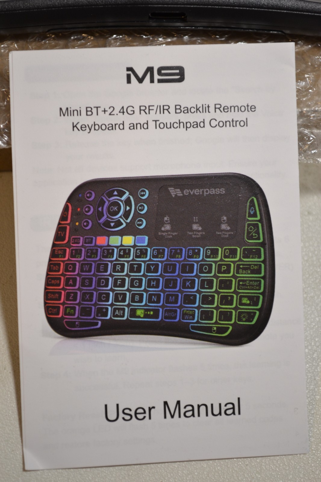 Everpress Mini BT Keyboard M9 with Dongle
